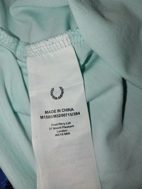 Футболка Fred Perry Twin Tipped Mint, оригінал — zdjęcie 4