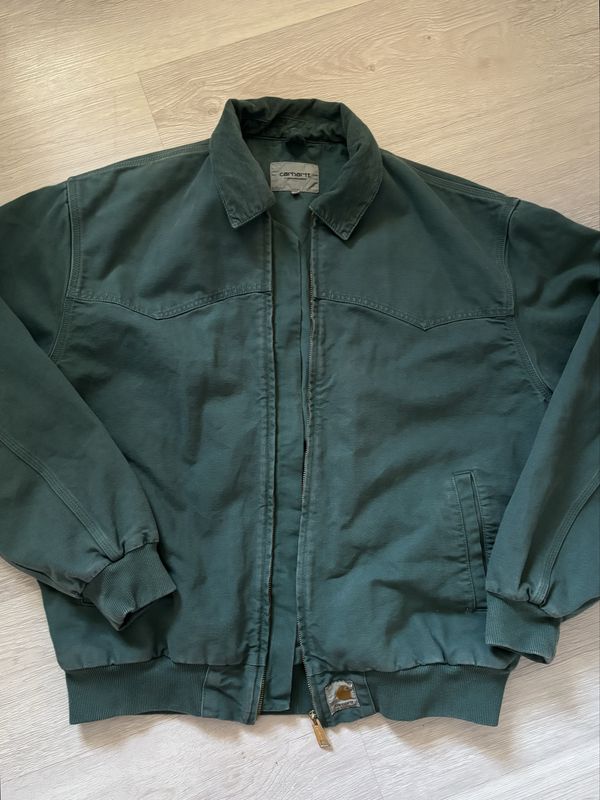 Carhartt куртка вінтажна зелена