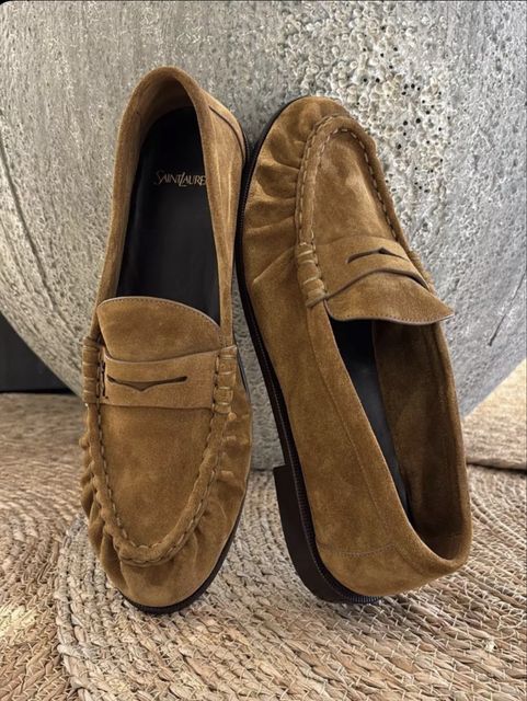 YSL loafers, saint laurent, лофери, мюлі