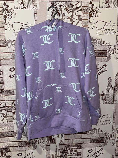 Худи Juicy Couture x ASOS oversized logo hoodie in lilac