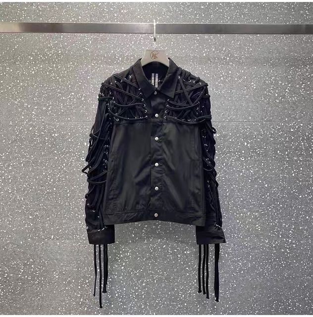 рик овенс джакет Rick Owens Tecuatl Megalaced Worker Jacket