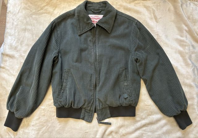 Жіноча зелена вельветова куртка Levi’s, оригінал — zdjęcie 4