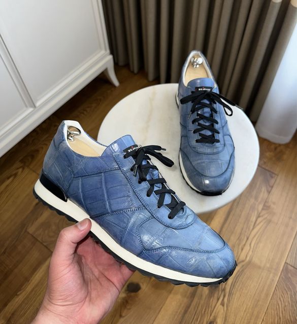 Кроссовки из крокодила Kiton Napoli — zdjęcie 3