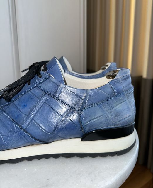 Кроссовки из крокодила Kiton Napoli — zdjęcie 4