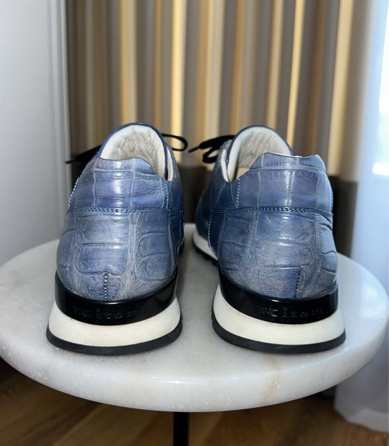 Кроссовки из крокодила Kiton Napoli — zdjęcie 5