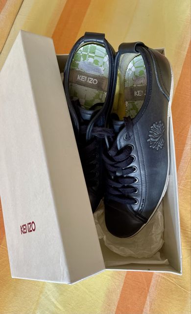 кожаные кеды Kenzo оригинал
