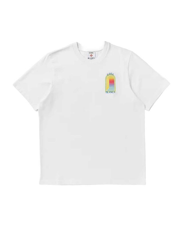 Casablanca L'Arche Classic White T-Shirt (M)