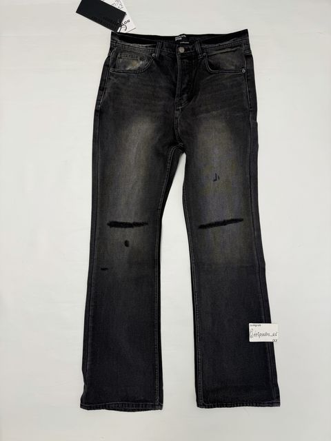 штаны фларед Enfants Riches deprimes Flared Jeans M L black mais