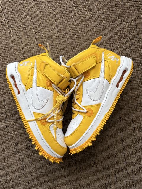 Кросівки Nike Air Force 1 x Off-White Mid SP Leather 'Varsity Ma