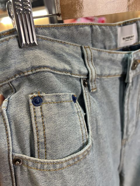 Джинси Burberry Baggy Ekd Jeans Oversized Blue — zdjęcie 5