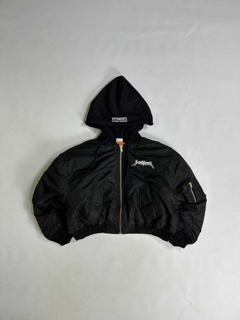 Бомбер Vetements Total Fucking Darkness Bomber Jacket MA-1 куртк