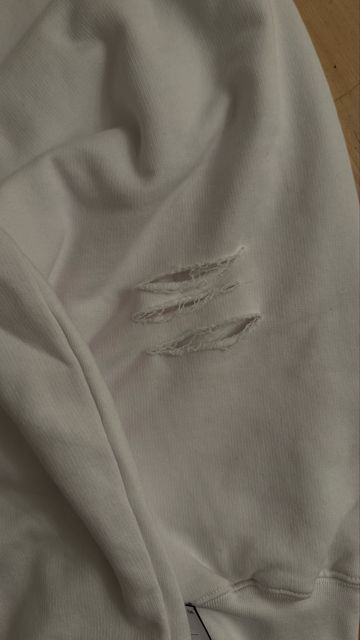 Balenciaga Destroyed Logo Hoodie, новый с бирками — zdjęcie 3