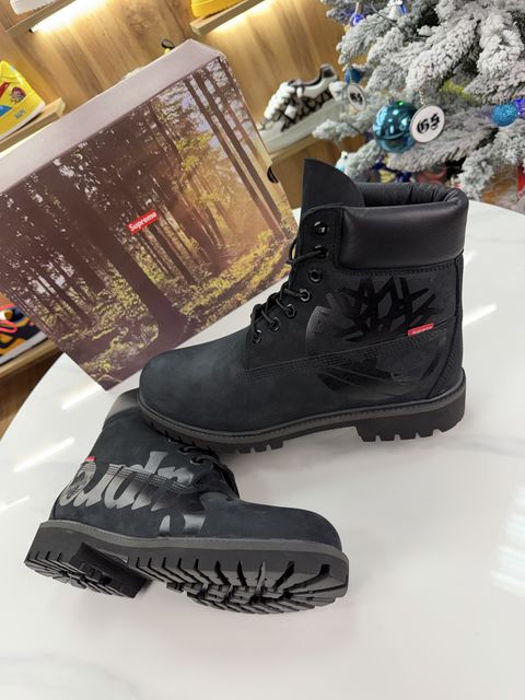 Черевики Timberland x Supreme Waterproof Big Logo Total Black