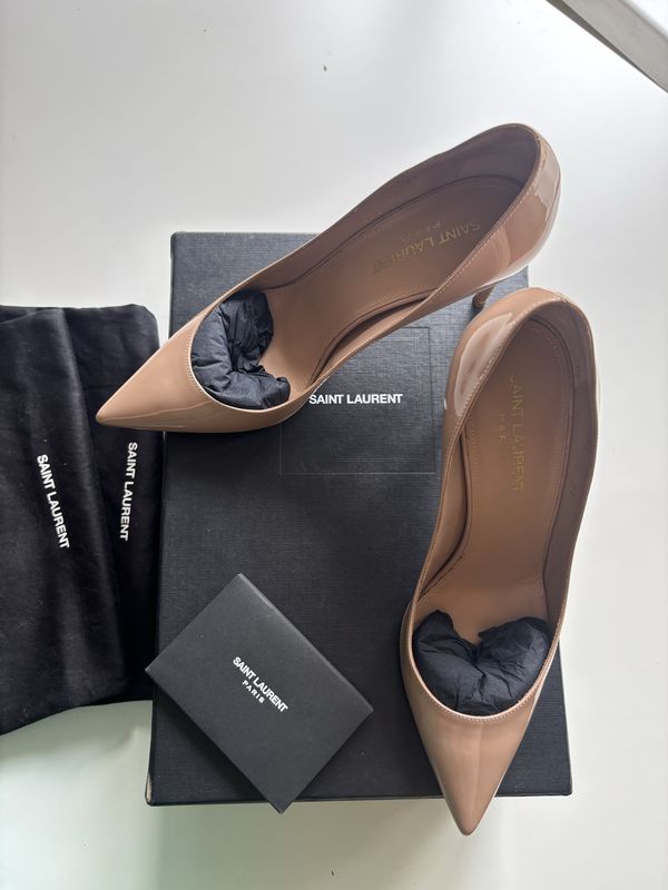 Човники лодочки Saint Laurent Zoe Pumps Original 36.5 Nude Повний комплект