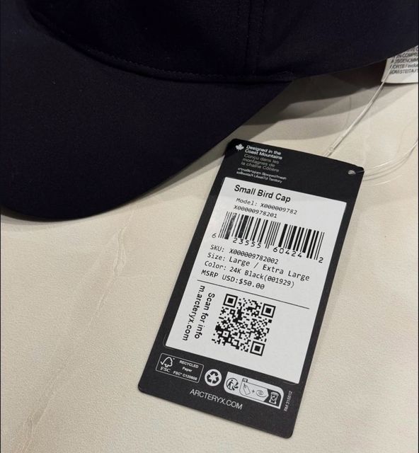 Кепка Arc'teryx Small Bird Cap оригінал оригинал — zdjęcie 3