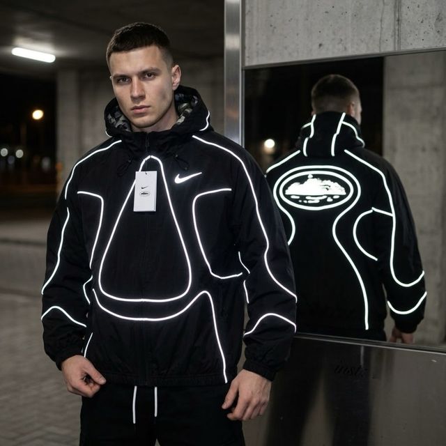 Вітровка Corteiz x Nike NRG Onyx Track Jacket (Black) — zdjęcie 3