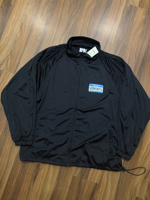 Vetements Zip Up Black Jacket