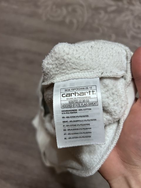 Carhartt WIP біле худі — zdjęcie 3