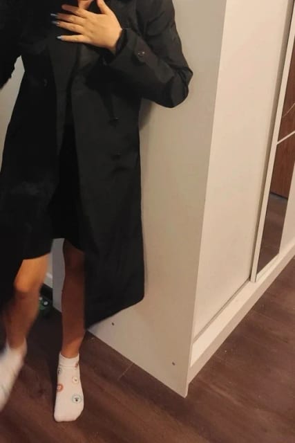 Dolce & Gabbana Made in Italy – palton/trench negru, mărimea 42 fara curea