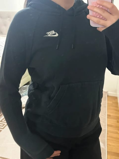 Nike svart hoodie – storlek S