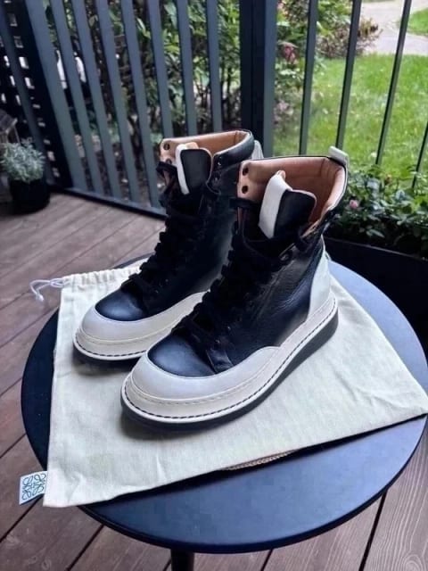 Leather Combat Boots LOEWE