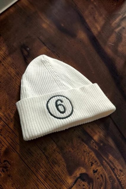 Maison Margiela czapka biała 6MM unisex one size