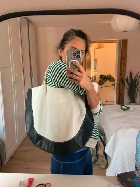 Geantă piele Jil Sander