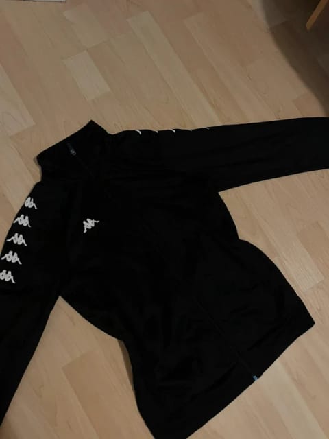 Kappa Black zip-up sports jacket