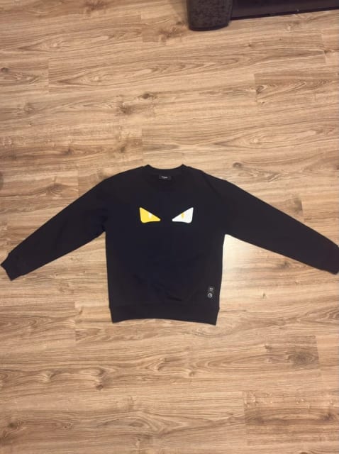 Fendi Bug Yellow/White sweatshirt