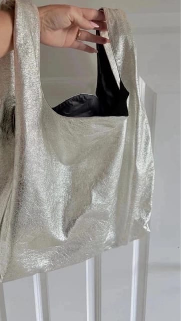 Maison Margiela Japsnese bag srebrno złota torba vintage
