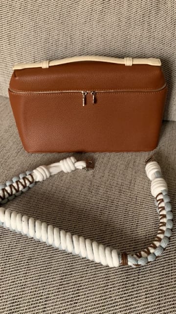 Loro Piana uzywana torba do reki rope handbag leather