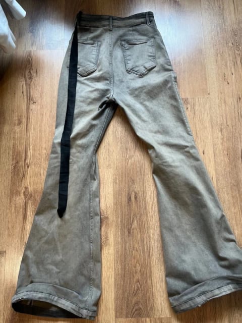 Rick Owens Bolans Boot Cut Jeans
