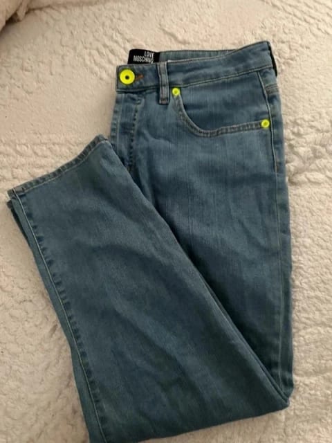 Rybaczki jeans love mochino