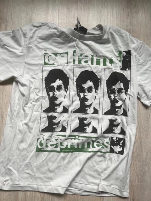 white t-shirt with print