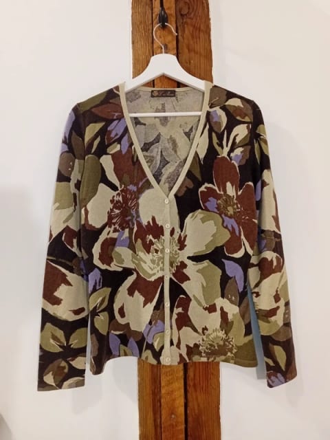 Loro Piana cashmere silk cardigan