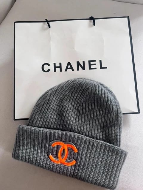 Chanel hue - grå - uld & kasmir