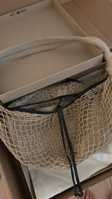 Lemaire fortune croissant filt bag