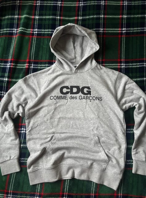 Grey CDG Hoodie size XL