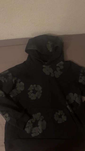 Sort denim teares hoddie