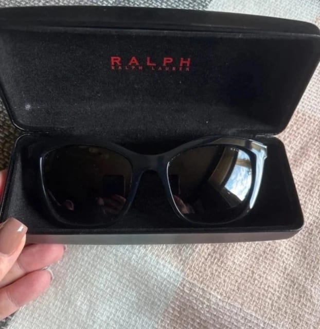 Okulary przeciwsłoneczne damskie Ralph Lauren czarne