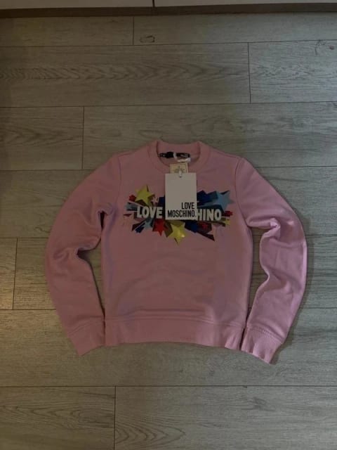 Bluza bez kaptura crewneck Moshino