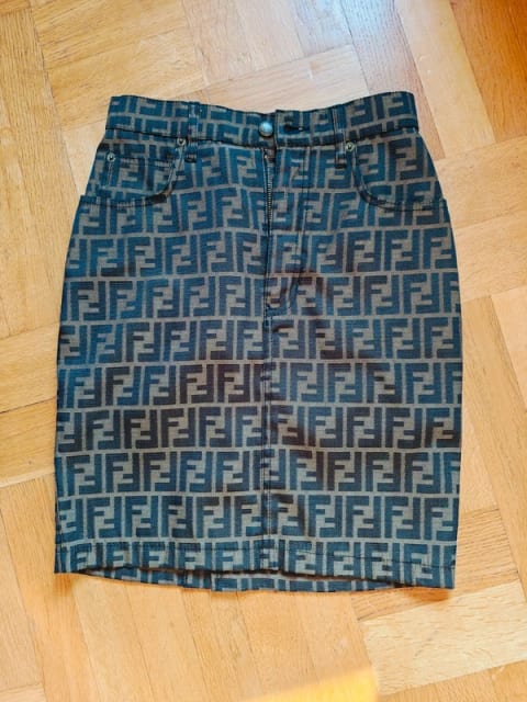 Fendi vintage Monogram Skirt