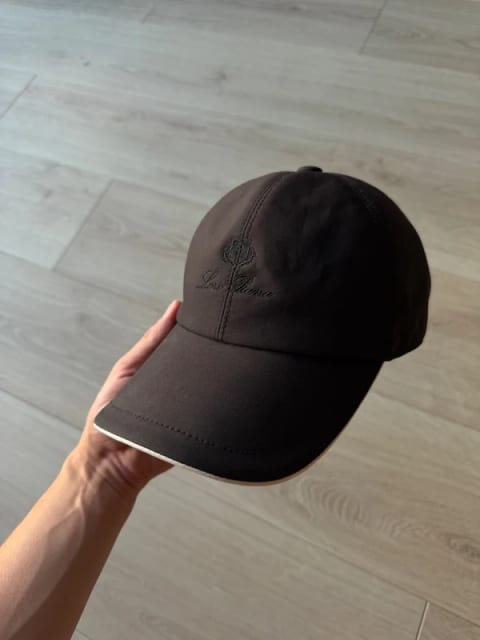Loro Piana Cap Black colour size L for normal head authentic 100%