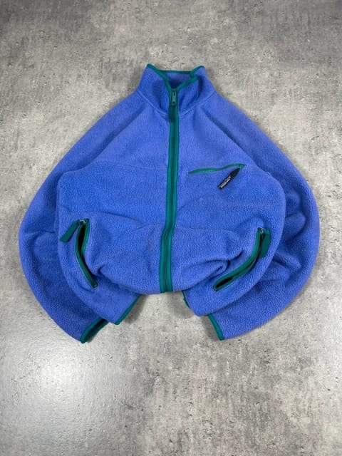 Polar Vintage Patagonia Synchilla Made in USA Rozmiar L Fioletowy