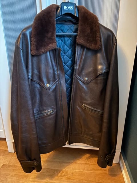 Fantastiskt fin Acne Studios Arthur leather jacket (52)