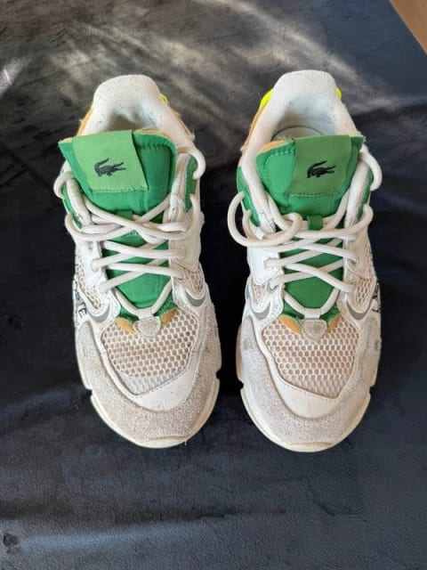 Lacoste sneakersy chunky białe zielone neonowe – rozm. 41