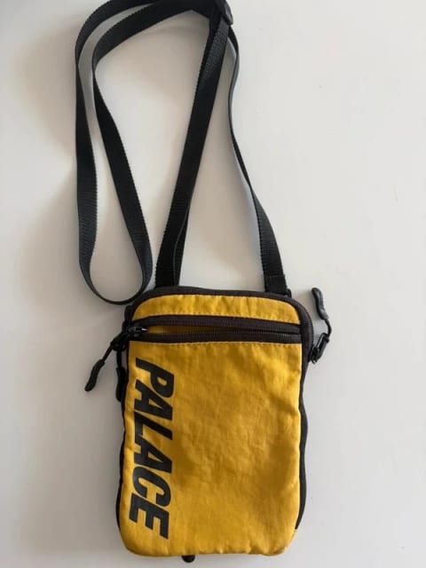 Palace Skateboarding body sack yellow bag