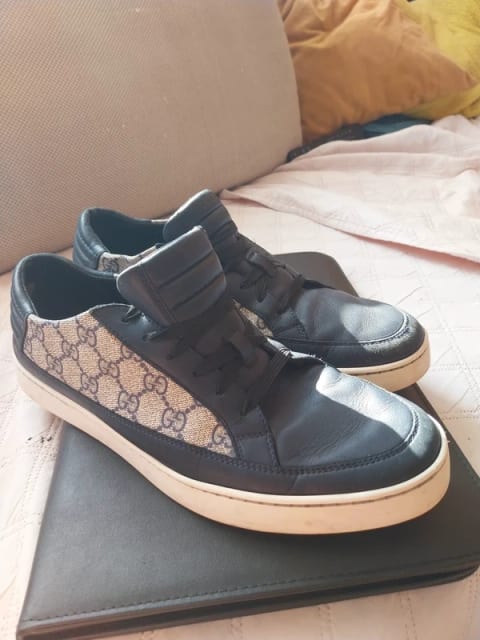 Gucci sneakers GG Supreme czarne rozmiar 44