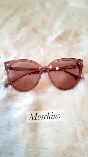 Okulary przeciwsłoneczne Moschino | Antyczny róż Cat eye