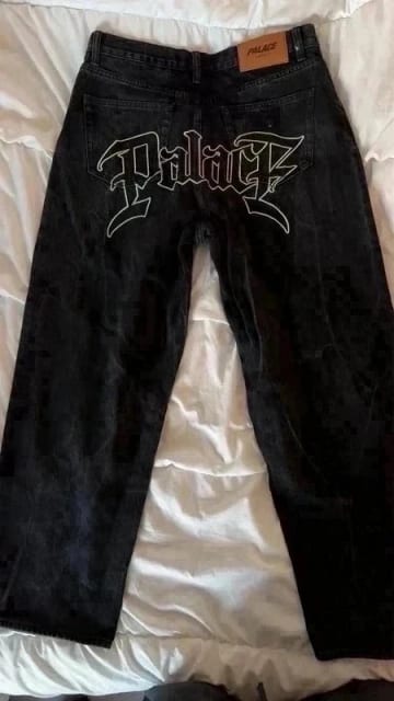 Le script P90 Baggy Jean Black(černy)